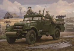 Hobby Boss 82451 - M3A1 White Scout Car Early Production United States - 1:35 Scale Kit