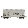 InterMountain 46542-12 - ACF 2-Bay Covered Hopper Chicago & Northwestern (CNW) 437283 - HO Scale -Woodland Scenics Sale imr46542 45167.1670890545