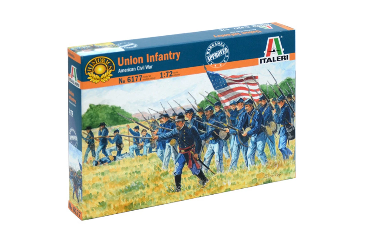Italeri 6177 - Union Infantry (American Civil War) United States - 1:72 Scale Kit 3 Italeri 6177 - Union Infantry (American Civil War) United States - 1:72 Scale Kit