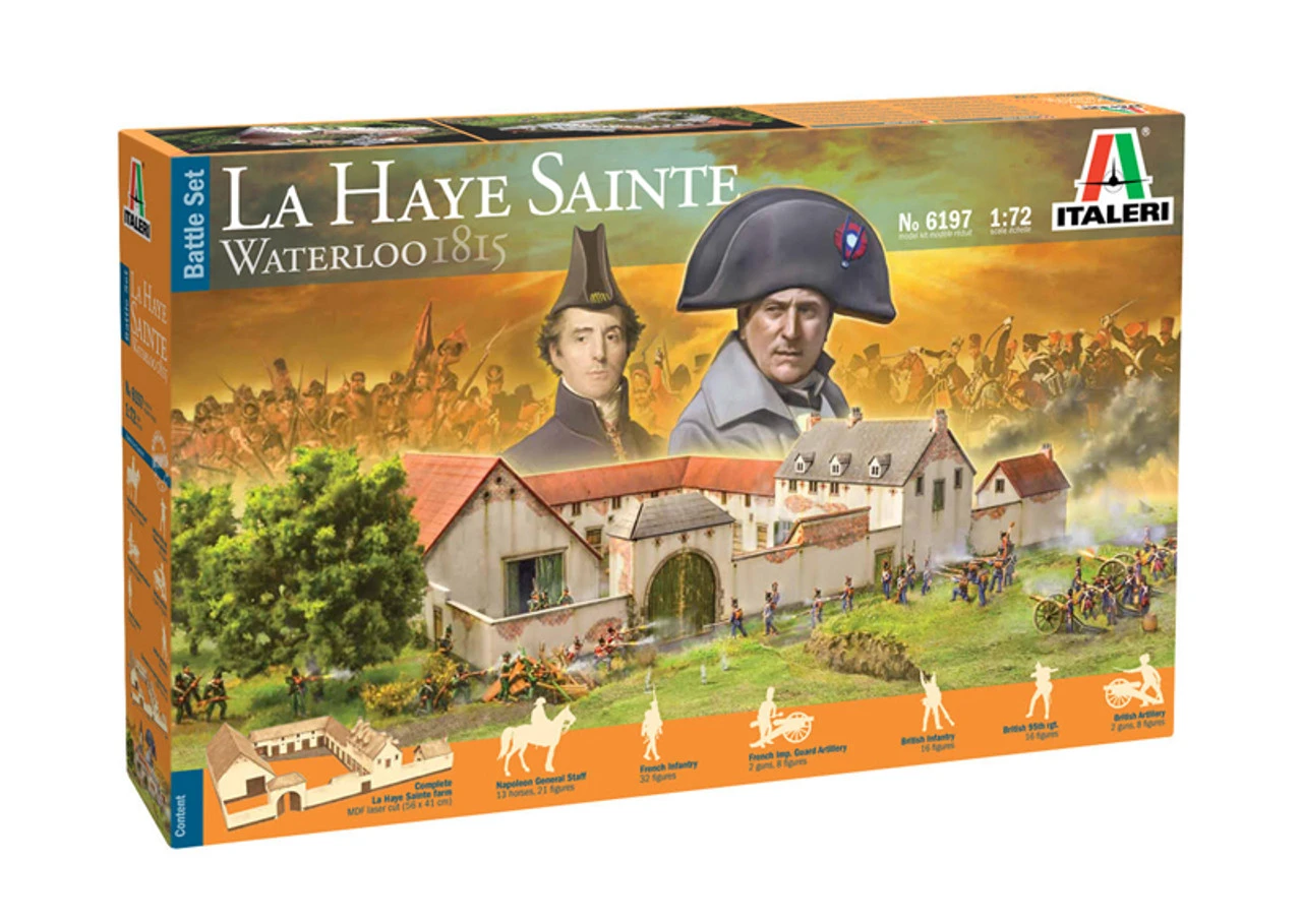 Italeri 6197 - Waterloo "La Haye Sainte" France - 1:72 Scale Kit 3 Italeri 6197 - Waterloo "La Haye Sainte" France - 1:72 Scale Kit