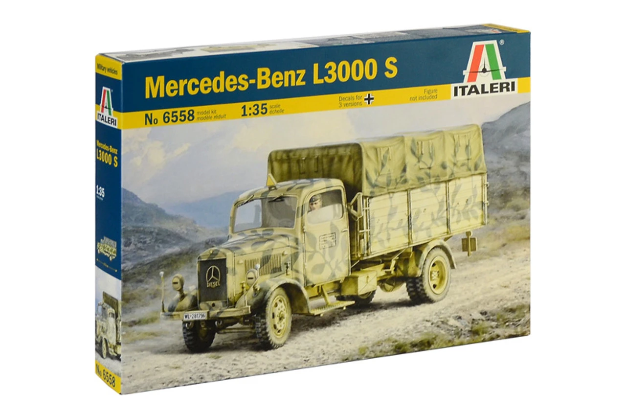Italeri 6558 - Mercedes-Benz L3000 Germany - 1:35 Scale Kit 3 Italeri 6558 - Mercedes-Benz L3000 Germany - 1:35 Scale Kit