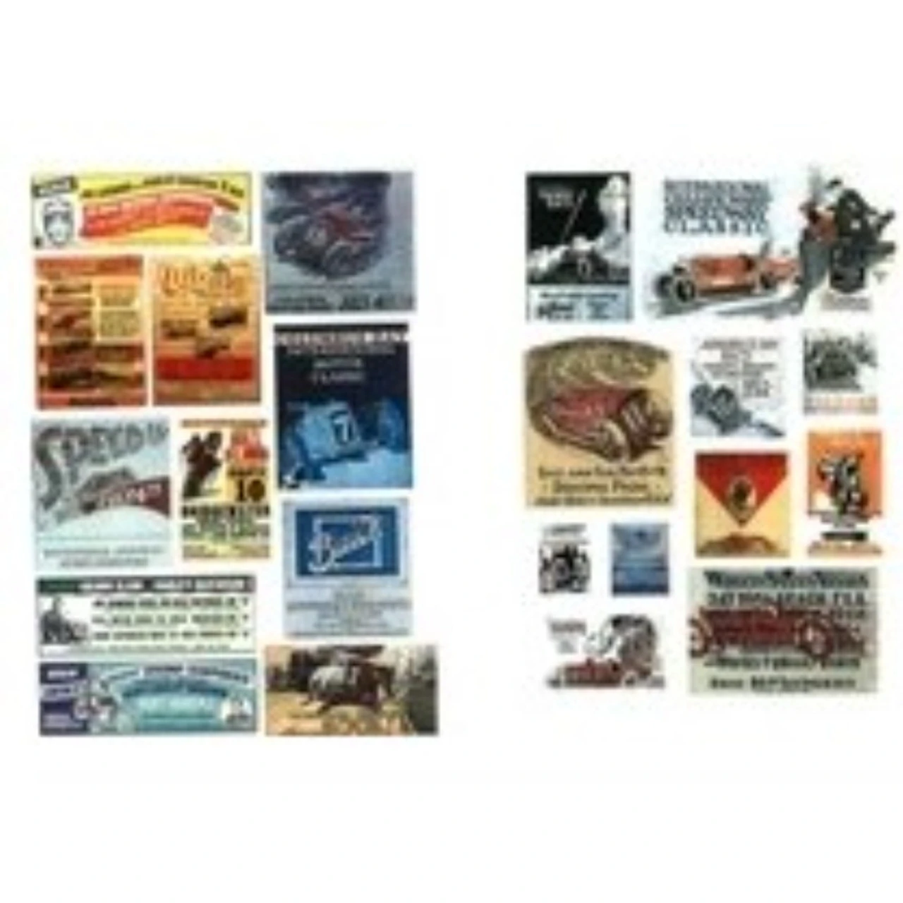 JL Innovative 548 - Vintage Racing & Speedway Signs 20's-40's (22) - HO Scale 3 JL Innovative 548 - Vintage Racing & Speedway Signs 20's-40's (22) - HO Scale
