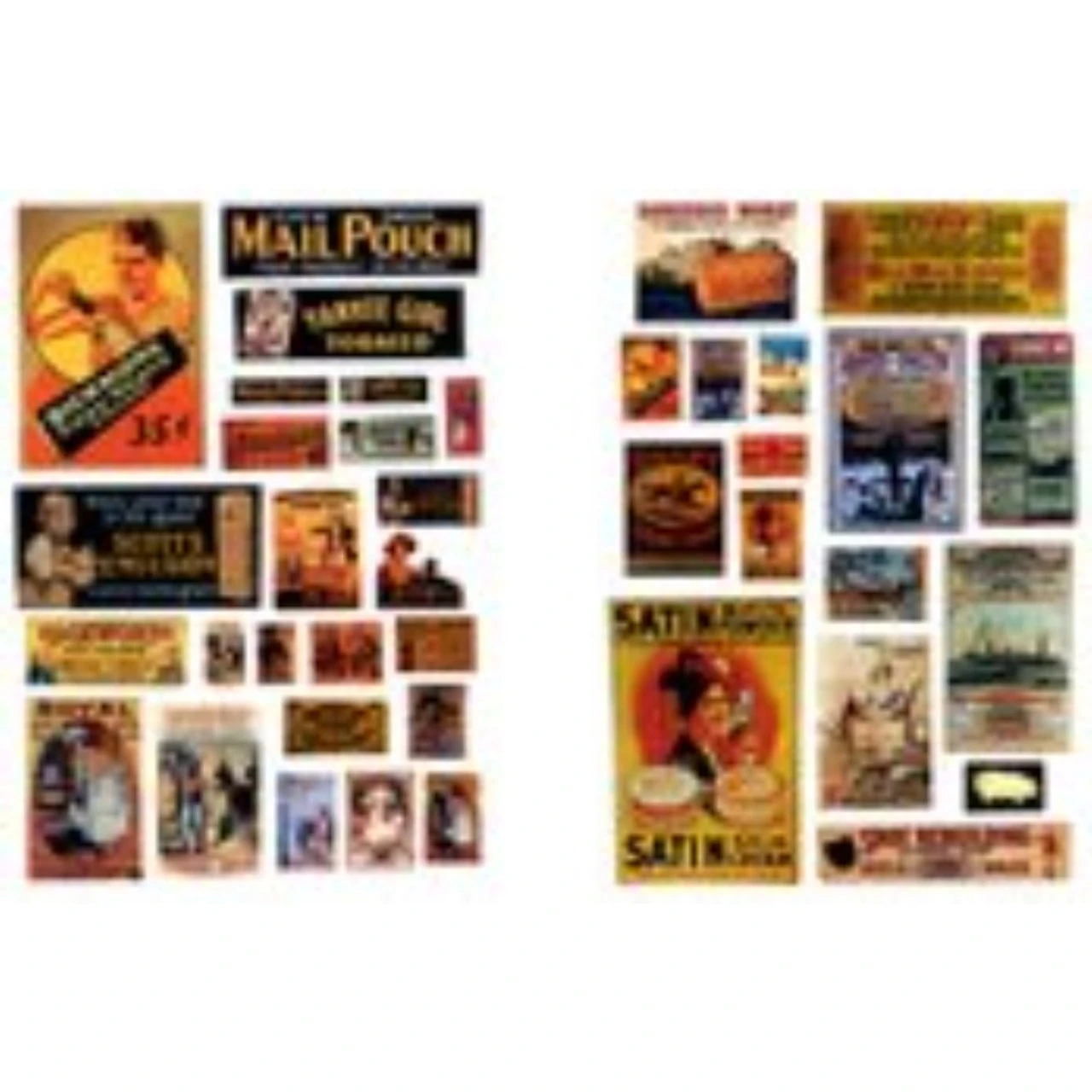 JL Innovative 686 - "Turn Of The Century" Poster/Signs 1890's-1920's - N Scale 3 JL Innovative 686 - "Turn Of The Century" Poster/Signs 1890's-1920's - N Scale