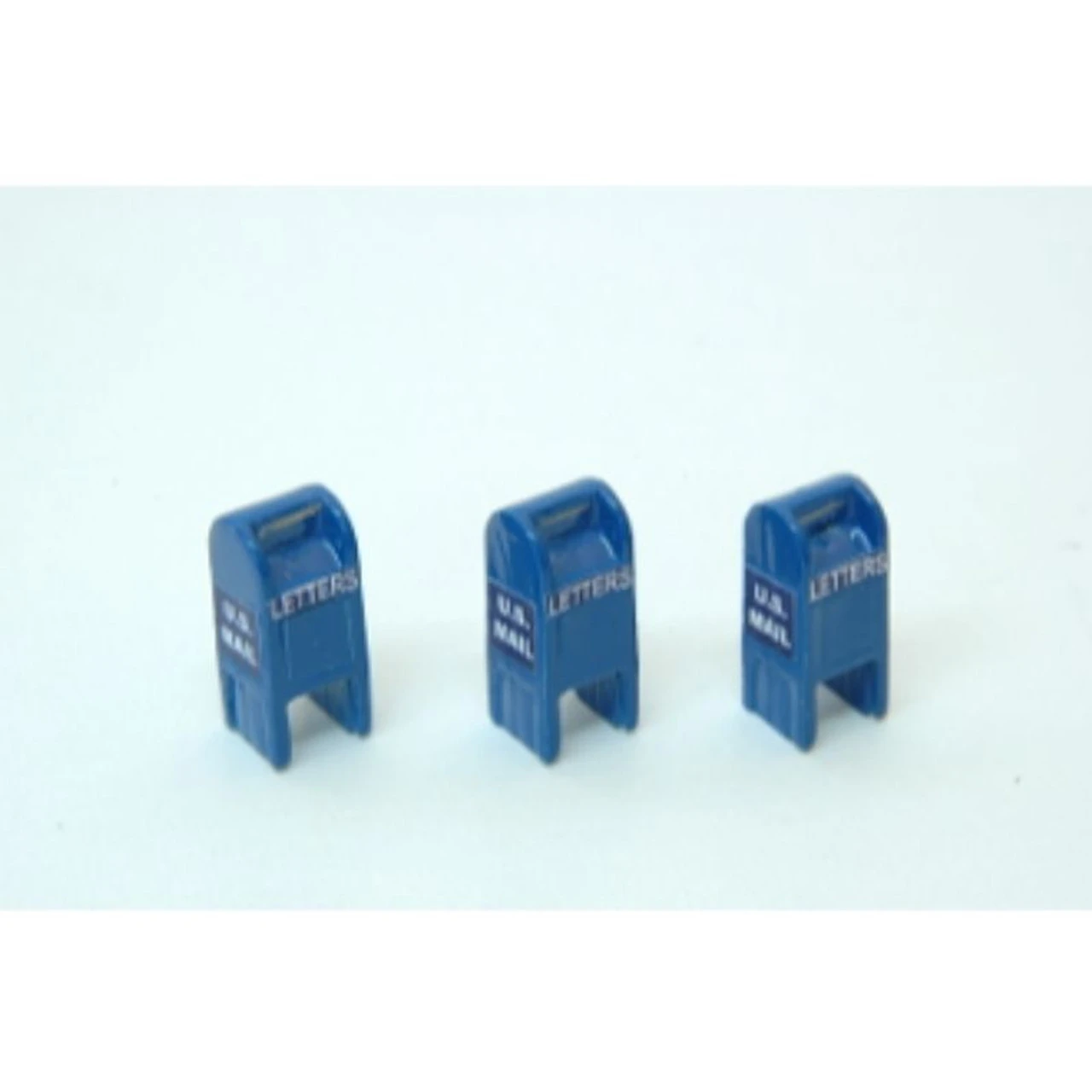 JL Innovative 711 - Custom U.S. Mail Street Box Post-1955 Blue(3) - HO Scale 3 JL Innovative 711 - Custom U.S. Mail Street Box Post-1955 Blue(3) - HO Scale
