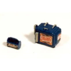 JL Innovative 734 - Custom Chest Soda Machine And Case - Pepsi - HO Scale