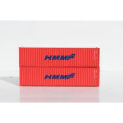 Jacksonville Terminal Co 405077 - 40' High Cube Containers HMM - N Scale