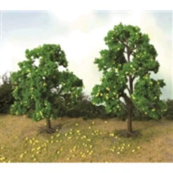 JTT 92127 - Lemon Tree Grove 4.5"-5", 2pcs - O Scale