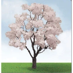 JTT 92321 - Pro-Elite Trees: Cherry Blossom 3 - 3.5" - 2pcs - HO Scale