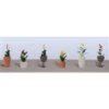 JTT 95572 - Flower Plants Potted Assortment: #4 - 6/pk - O Scale
