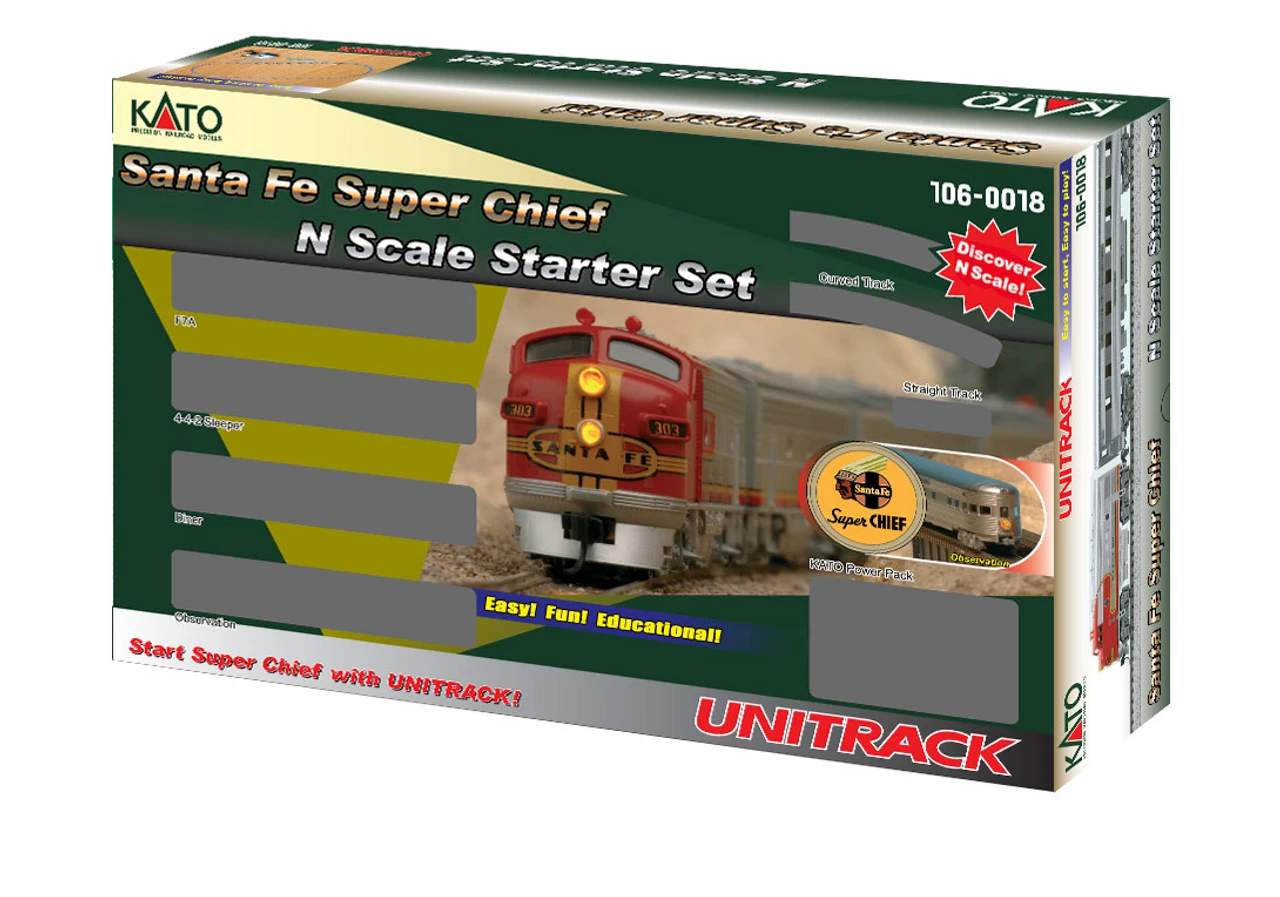 Kato 106-0018 - Santa Fe Starter Set - N Scale 3 Kato 106-0018 - Santa Fe Starter Set - N Scale