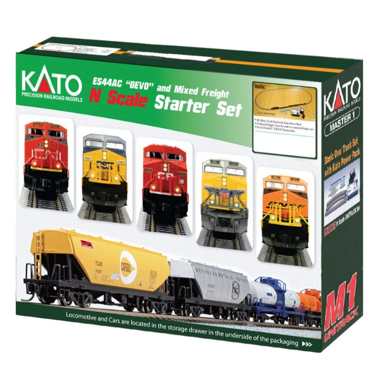 Kato 106-0022 - ESS44AC Starter Set Canadian Pacific (CP) - N Scale 3 Kato 106-0022 - ESS44AC Starter Set Canadian Pacific (CP) - N Scale