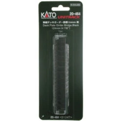 Kato 20-464 - 124mm (4 7/8") Deck Plate Girder Bridge, Black - N Scale