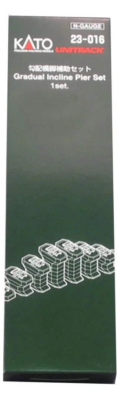 Kato 23-016 - Gradual Incline Pier 1 Set - N Scale 3 Kato 23-016 - Gradual Incline Pier 1 Set - N Scale