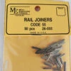 Micro Engineering 26-055 - Code 55 Rail Joiners 50pcs - N Scale -Woodland Scenics Sale me26055 13822.1680631119