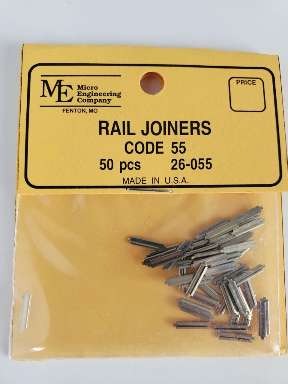Micro Engineering 26-055 - Code 55 Rail Joiners 50pcs - N Scale 3 Micro Engineering 26-055 - Code 55 Rail Joiners 50pcs - N Scale