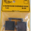 Micro Engineering 80-200 - Warehouse Overhead Door 4pcs - N Scale -Woodland Scenics Sale me80200 73770.1680631113