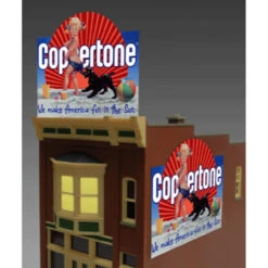 Miller Engineering 1062 - Animated Coppertone Billboard - HO Or N Scale