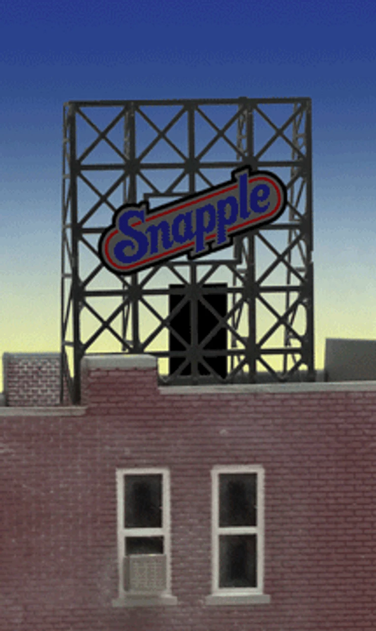 Miller Engineering 338905 - Animated Snapple Billboard - N Or Z Scale 3 Miller Engineering 338905 - Animated Snapple Billboard - N Or Z Scale