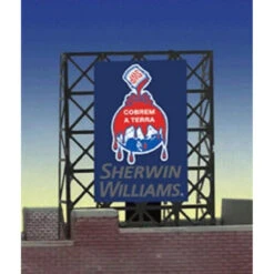 Miller Engineering 338935 - Animated Sherwin Williams Billboard - N Or Z Scale
