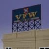 Miller Engineering 441252- Animated VFW Billboard - HO/N Scale -Woodland Scenics Sale mie441252 70371.1645223492