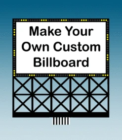 Miller Engineering 442352 - Animated Custom Billboard - HO/N Scale