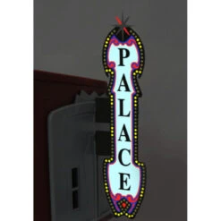 Miller Engineering 5981 - Animated Neon Vertical Theater Sign Large