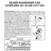 Micro-Trains 00102026 - Silver Passenger Car Couplers Assembled - 2 Pair -Woodland Scenics Sale mtl00102026 63973.1645223560