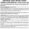 Micro-Trains 00110001 - Universal Body Mount Couplers Short Shank Unassembled - 10 Pair -Woodland Scenics Sale mtl00110001 80908.1645223562
