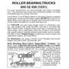 Micro-Trains 00302030 - Roller Bearing Trucks Without Couplers (1031) 1 Pair -Woodland Scenics Sale mtl00302030 91451.1645223569