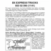 Micro-Trains 00302090 - BX Express Trucks Without Couplers (1141) 1 Pair -Woodland Scenics Sale mtl00302090 50727.1645223573
