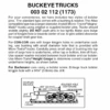 Micro-Trains 00302112 - Buckeye Trucks With Medium Extension Couplers (1173) 1 Pair -Woodland Scenics Sale mtl00302112 55535.1645223574