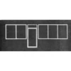 Pikestuff 541-1106 - Store Front Windows & Door - HO Scale Kit -Woodland Scenics Sale pks1106 94089.1645223800