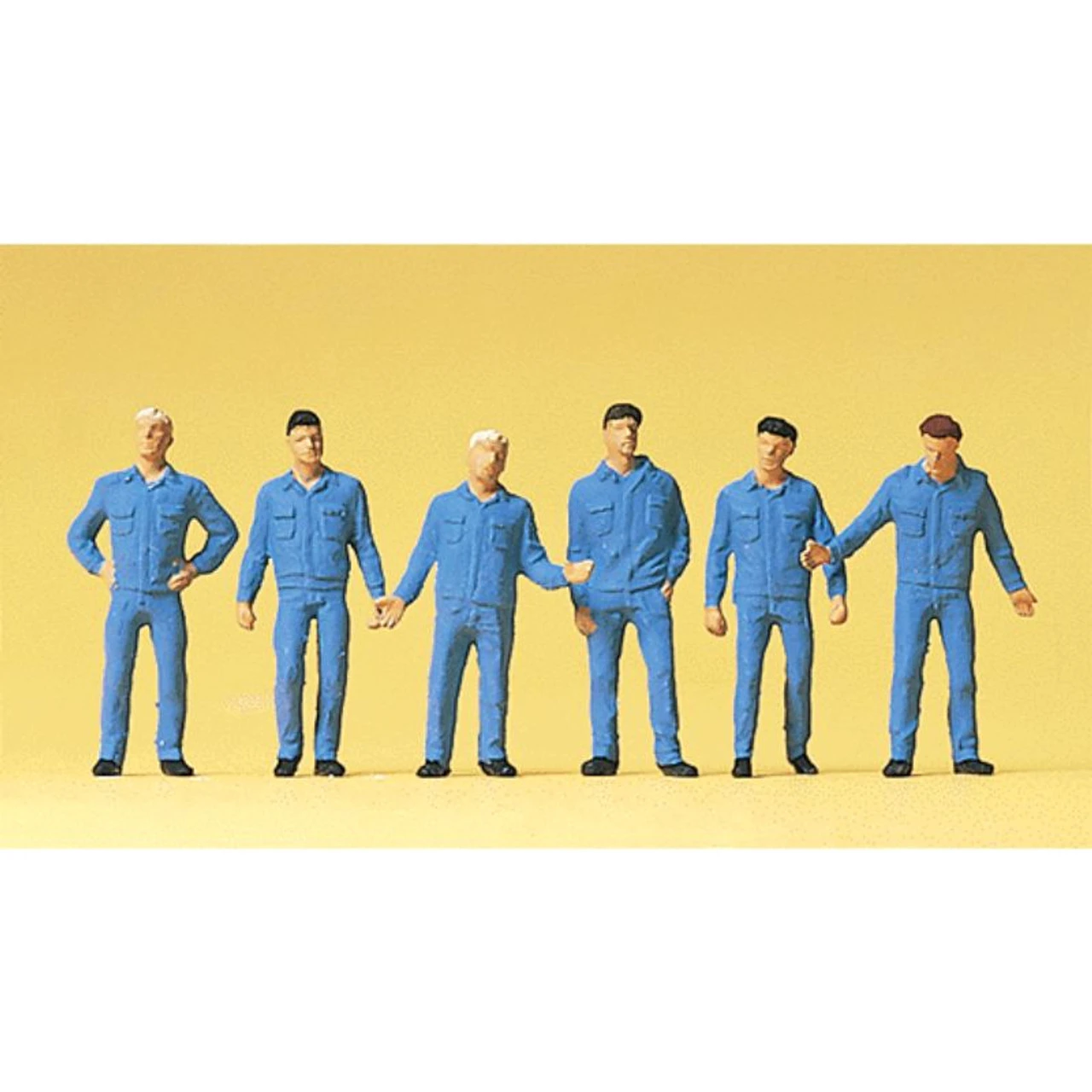 Preiser 14031 - Working People - Mechanics - HO Scale 3 Preiser 14031 - Working People - Mechanics - HO Scale