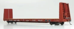 Rapido 147003A - Marine Industries 66' Bulkhead Flatcar Canadian National (CN) 620025 - HO Scale