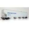 Rapido 157002-03 - Procor 5820 Covered Hopper: UNPX - Procor Blue Solid Procor (UNPX) 122732 - HO Scale -Woodland Scenics Sale rap157002 69684.1666736648