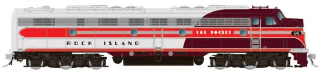 Rapido 28562 - EMD E8A W/ LokSound 5 Sound & DCC Rock Island (CRIP) 646 - HO Scale 3 Rapido 28562 - EMD E8A W/ LokSound 5 Sound & DCC Rock Island (CRIP) 646 - HO Scale