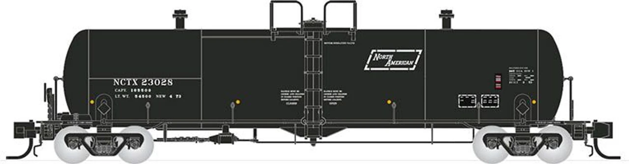 Rapido 53500801 - Procor 20K Gal Tank Car: NCTX North American NCTX 23028 - N Scale 3 Rapido 53500801 - Procor 20K Gal Tank Car: NCTX North American NCTX 23028 - N Scale