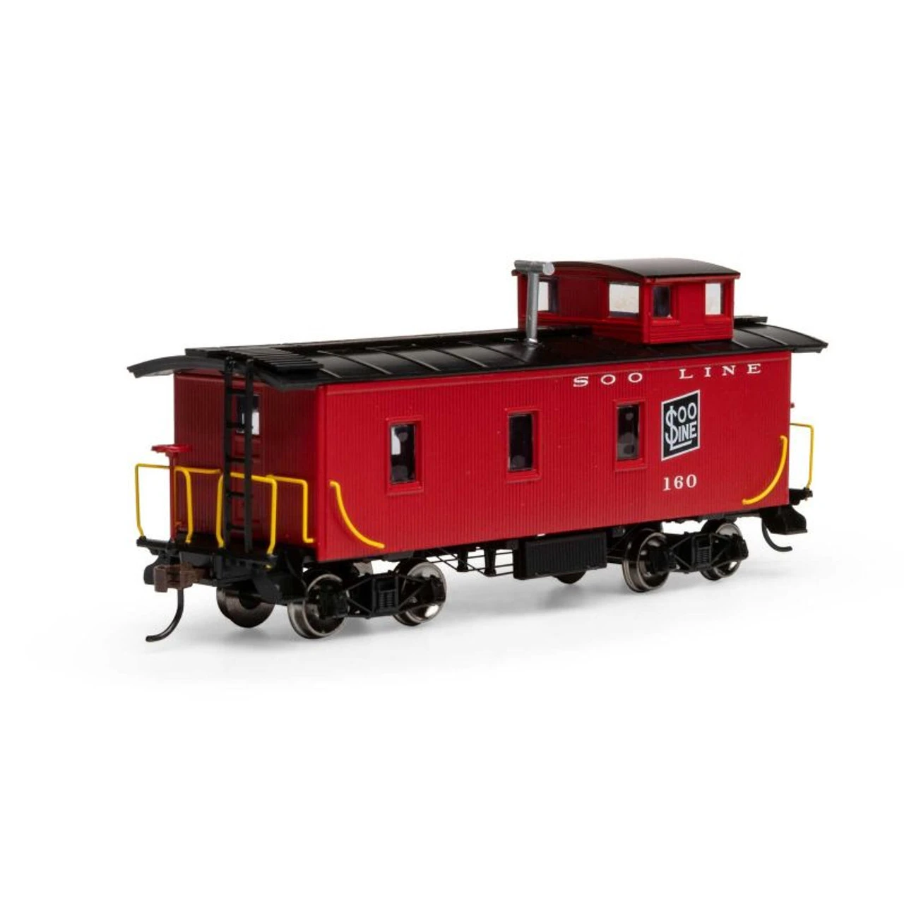Athearn Roundhouse 11719 - 3 Window Caboose Soo Line (SOO) 160 - HO Scale 3 Athearn Roundhouse 11719 - 3 Window Caboose Soo Line (SOO) 160 - HO Scale