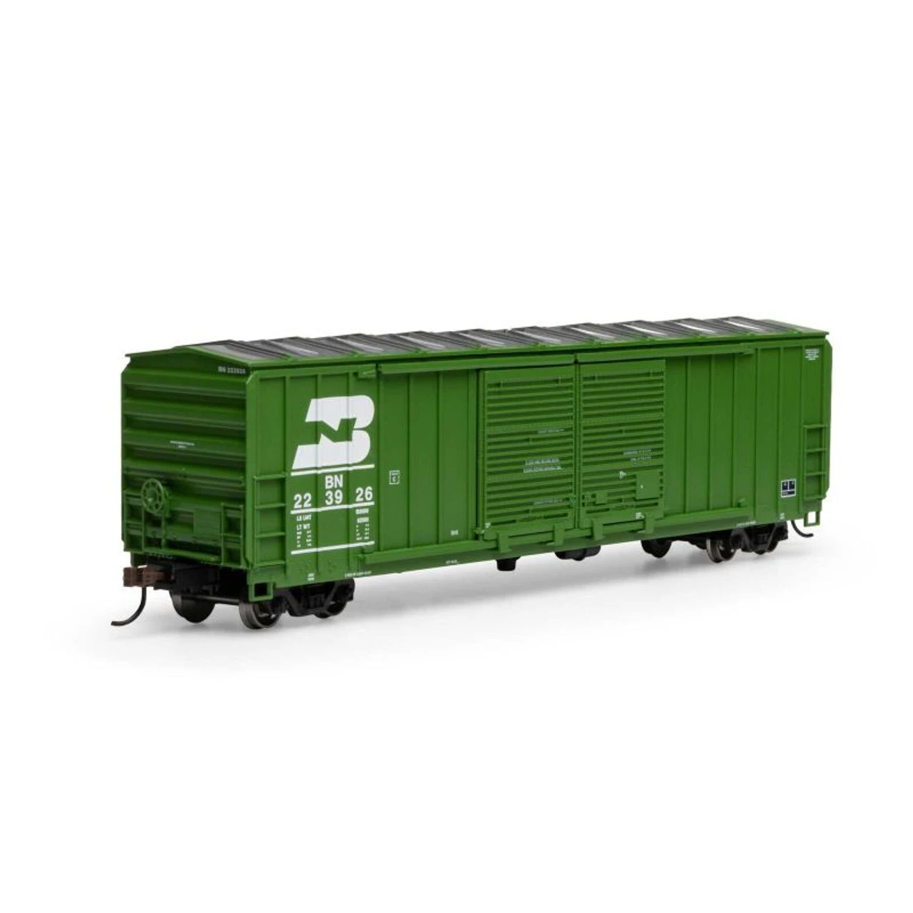 Athearn Roundhouse 97994 - 50' FMC 5283 DD Boxcar Burlington Northern (BN) 223957 - HO Scale 3 Athearn Roundhouse 97994 - 50' FMC 5283 DD Boxcar Burlington Northern (BN) 223957 - HO Scale