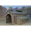 RslaserKits 2004 - Single Stall Engine House Without Doors - HO Scale Kit -Woodland Scenics Sale rsl2004 50216.1673902676