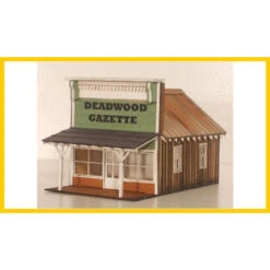RslaserKits 2036 - LG’s Billiards / Deadwood Gazette - HO Scale Kit