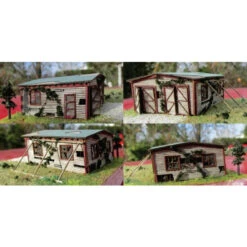 RslaserKits 3054 - Redneck Garage - N Scale Kit