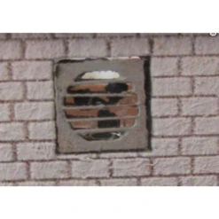 RslaserKits 3971 - 40 Inch Wall Exhaust Fans - N Scale Kit