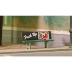 Showcase Miniatures 2183 - Bus Bench (Qty 4) - HO Scale Kit