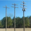 Showcase Miniatures 520 - 40' Power Poles (Wood) - N Scale Kit 1 Showcase Miniatures 520 - 40' Power Poles (Wood) - N Scale Kit -Woodland Scenics Sale scm520 72660.1645223968