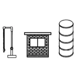 Stewart Products 301 - Branchline Watering Facility - HO Scale Kit