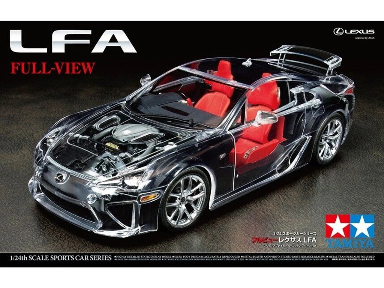 Tamiya 24325 - Lexus LFA Full View - 1:24 Scale Kit 3 Tamiya 24325 - Lexus LFA Full View - 1:24 Scale Kit