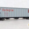 Tangent Scale Models 28011-04 - CB&Q "Delivery Gray 1-1965" GATC 4500 Covered Hopper Chicago, Burlington & Quincy (CB&Q) 86008 - HO Scale