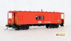 Tangent Scale Models 60130-02 - DSI/SLCC Bay Window Caboose Norfolk & Western (NW) 557988 - HO Scale