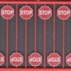 Tichy Train Group 8247 - Modern Stop Sign 15 Pcs - HO Scale